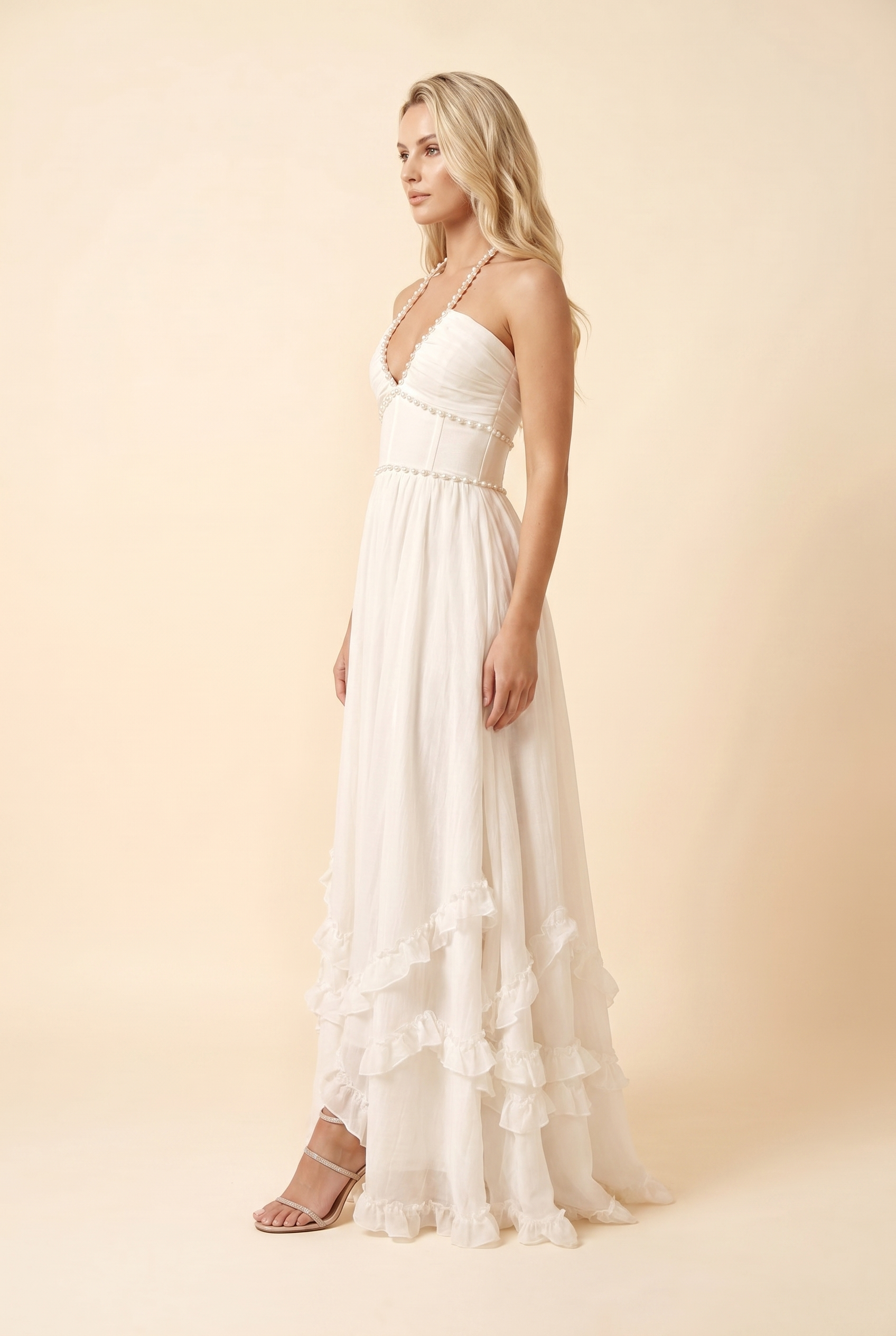 BIANCA | FLORAL TIERED MAXI DRESS