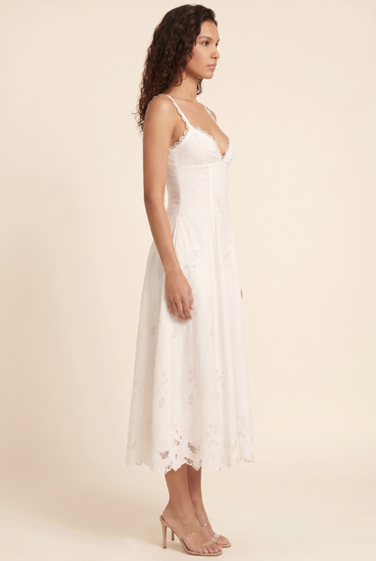 VERENA | RUCHED PLUNGE MAXI DRESS