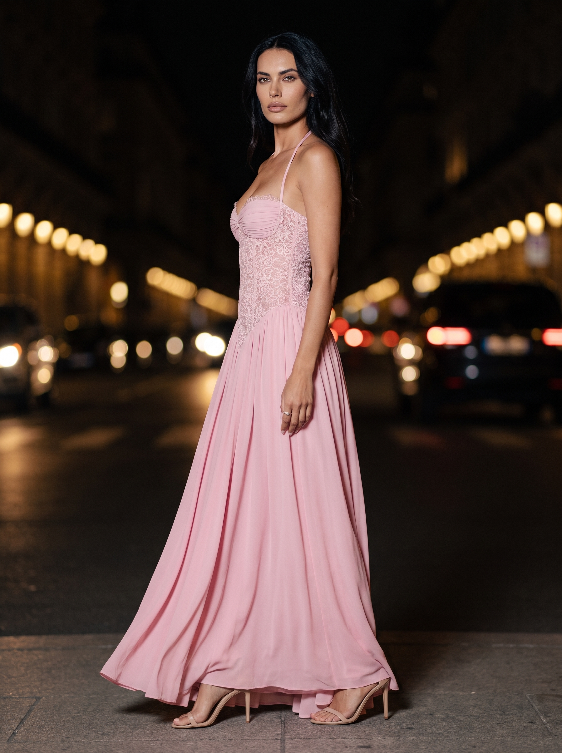 KEZIAH | HOMECOMING MAXI DRESS - Pink, side