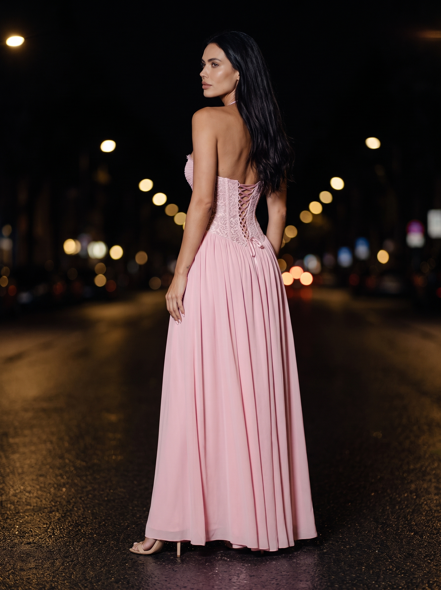 KEZIAH | HOMECOMING MAXI DRESS - Pink, back