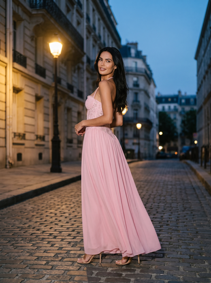 KEZIAH | HOMECOMING MAXI DRESS - Pink