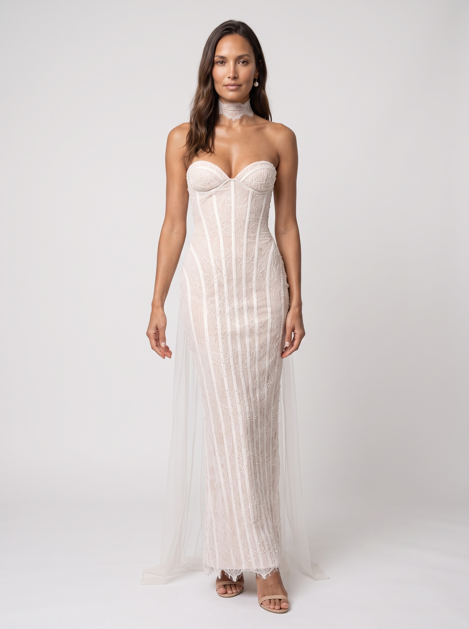 SUSANNA | SWEETHEART MAXI DRESS - Ivory