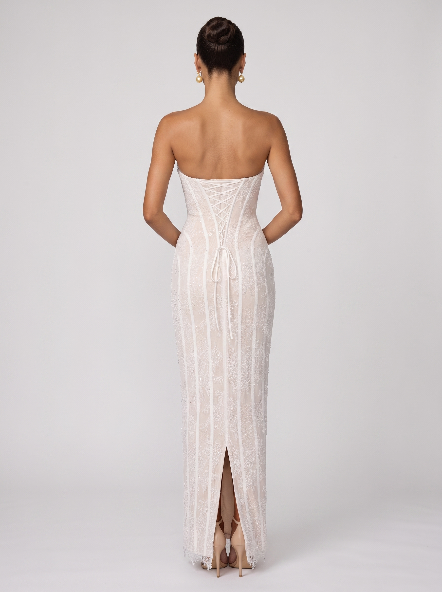 SUSANNA | SWEETHEART MAXI DRESS - Ivory