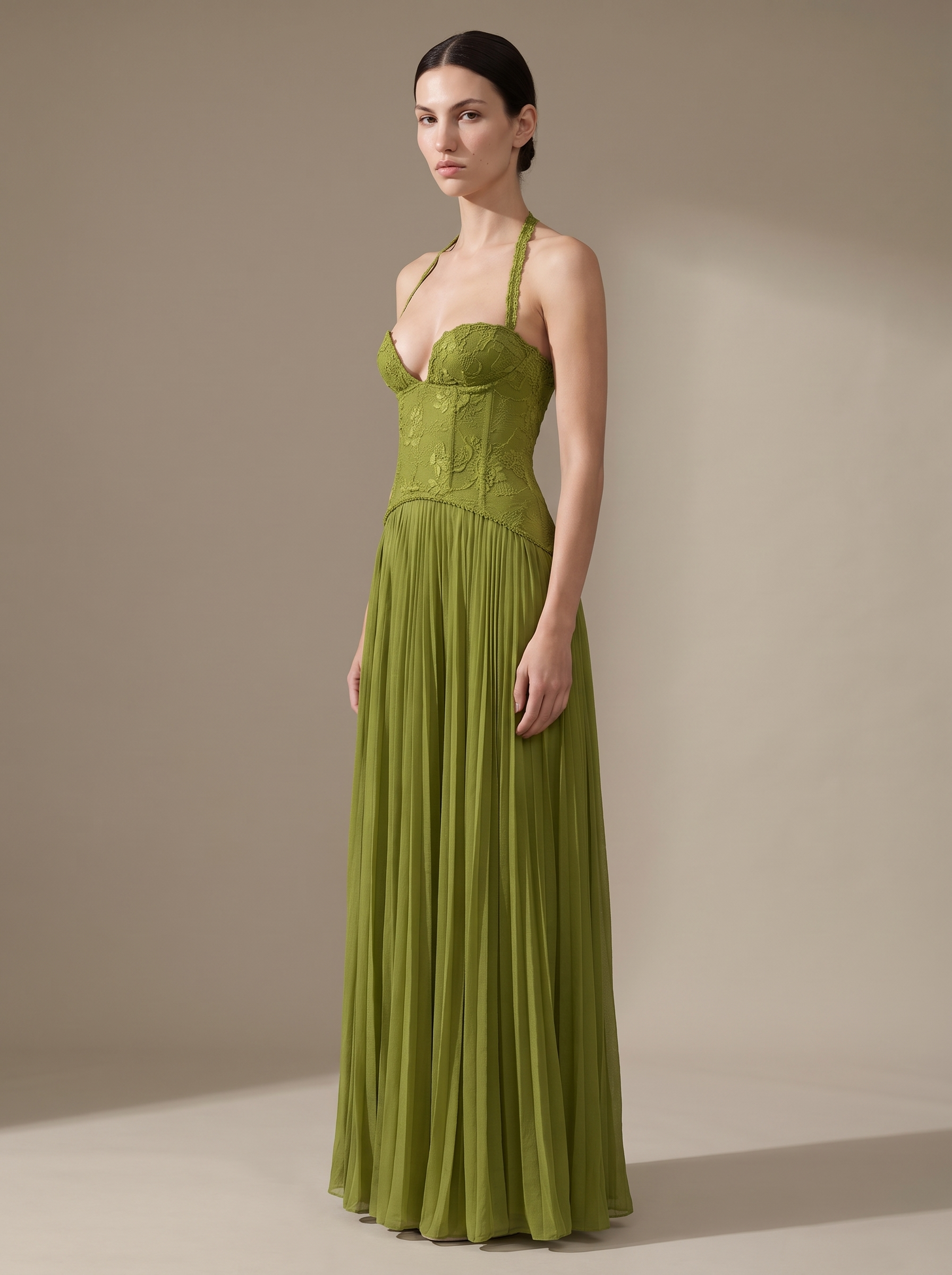 ROSEMARY | CUTE MAXI DRESS - Green, side