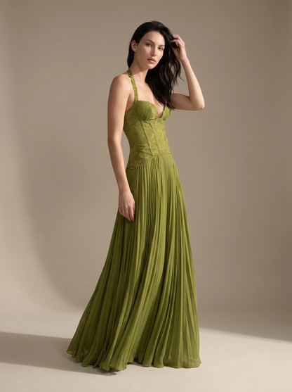 ROSEMARY | CUTE MAXI DRESS - Green