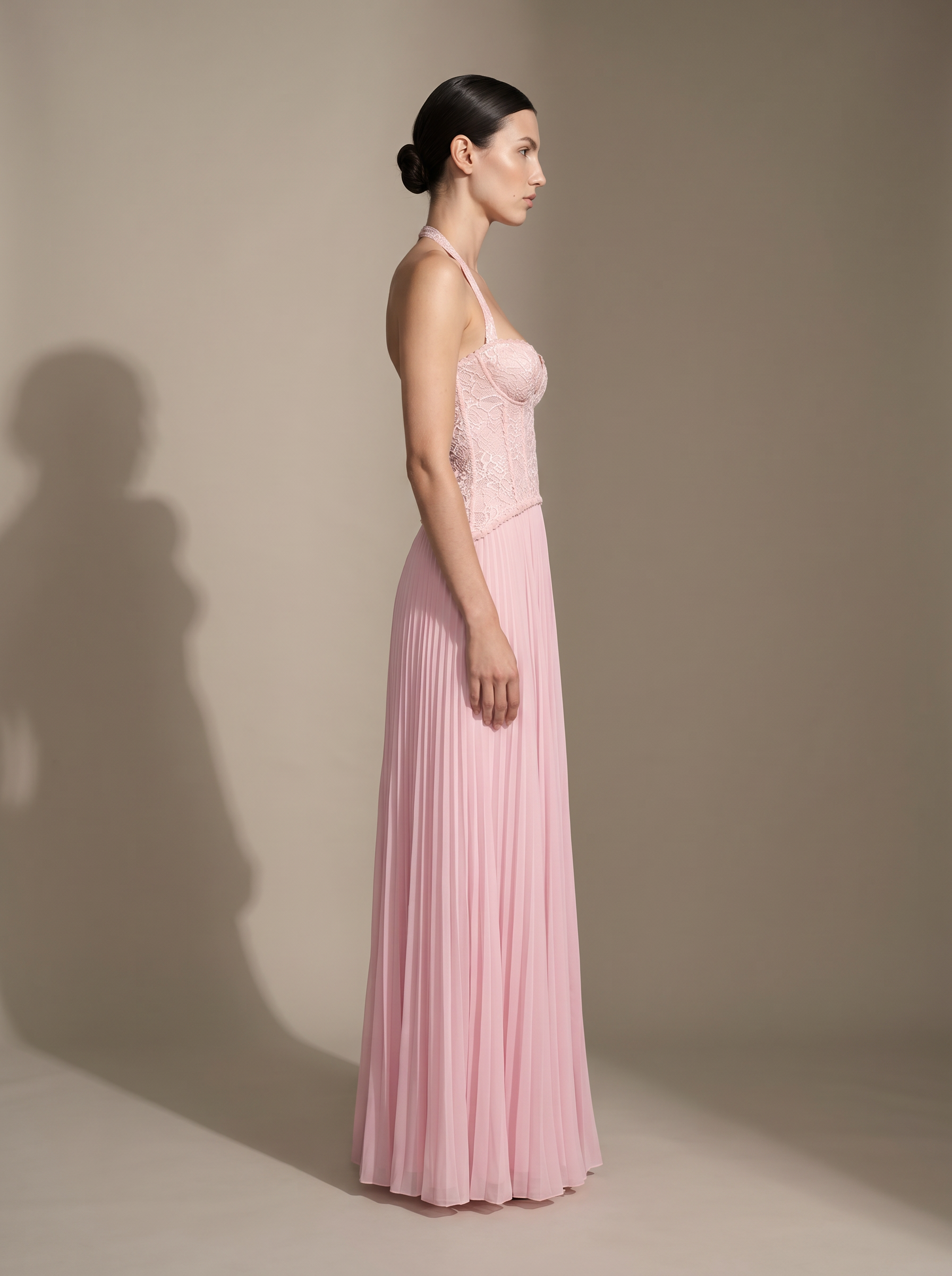 ROSEMARY | CUTE MAXI DRESS - Pink, side