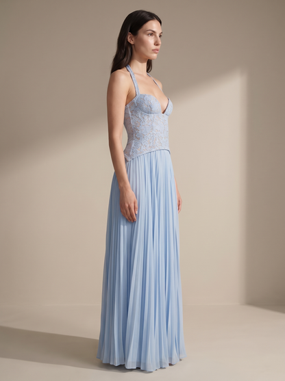 ROSEMARY | CUTE MAXI DRESS - Blue, side