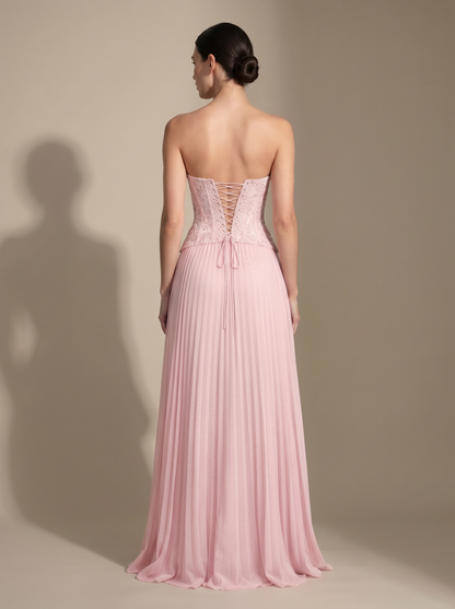 ROSEMARY | CUTE MAXI DRESS - Pink, back