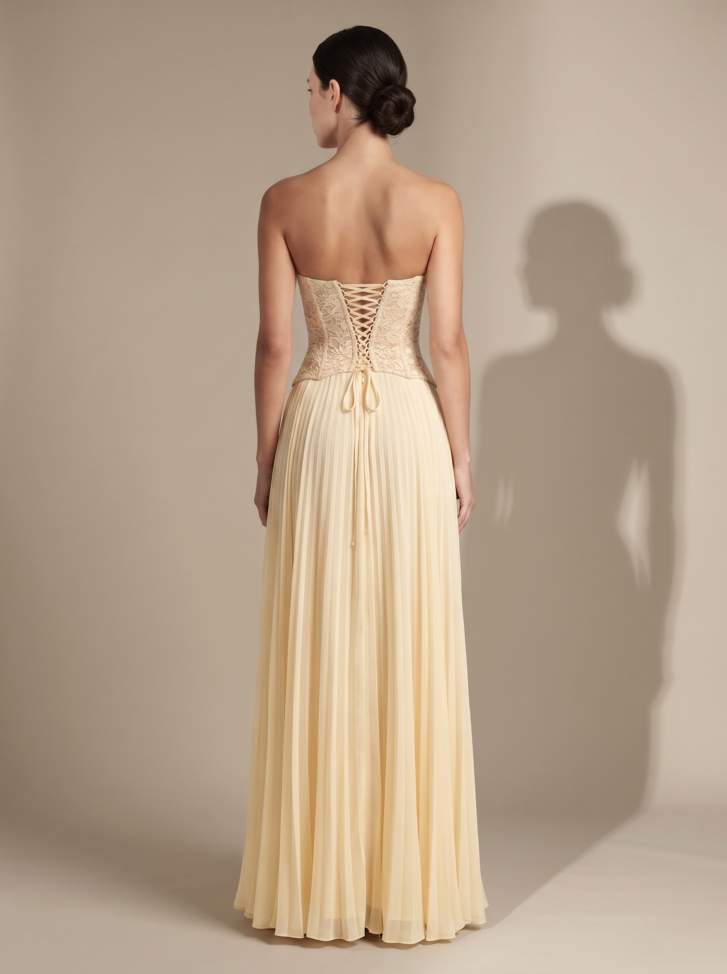 ROSEMARY | CUTE MAXI DRESS - Butter, back