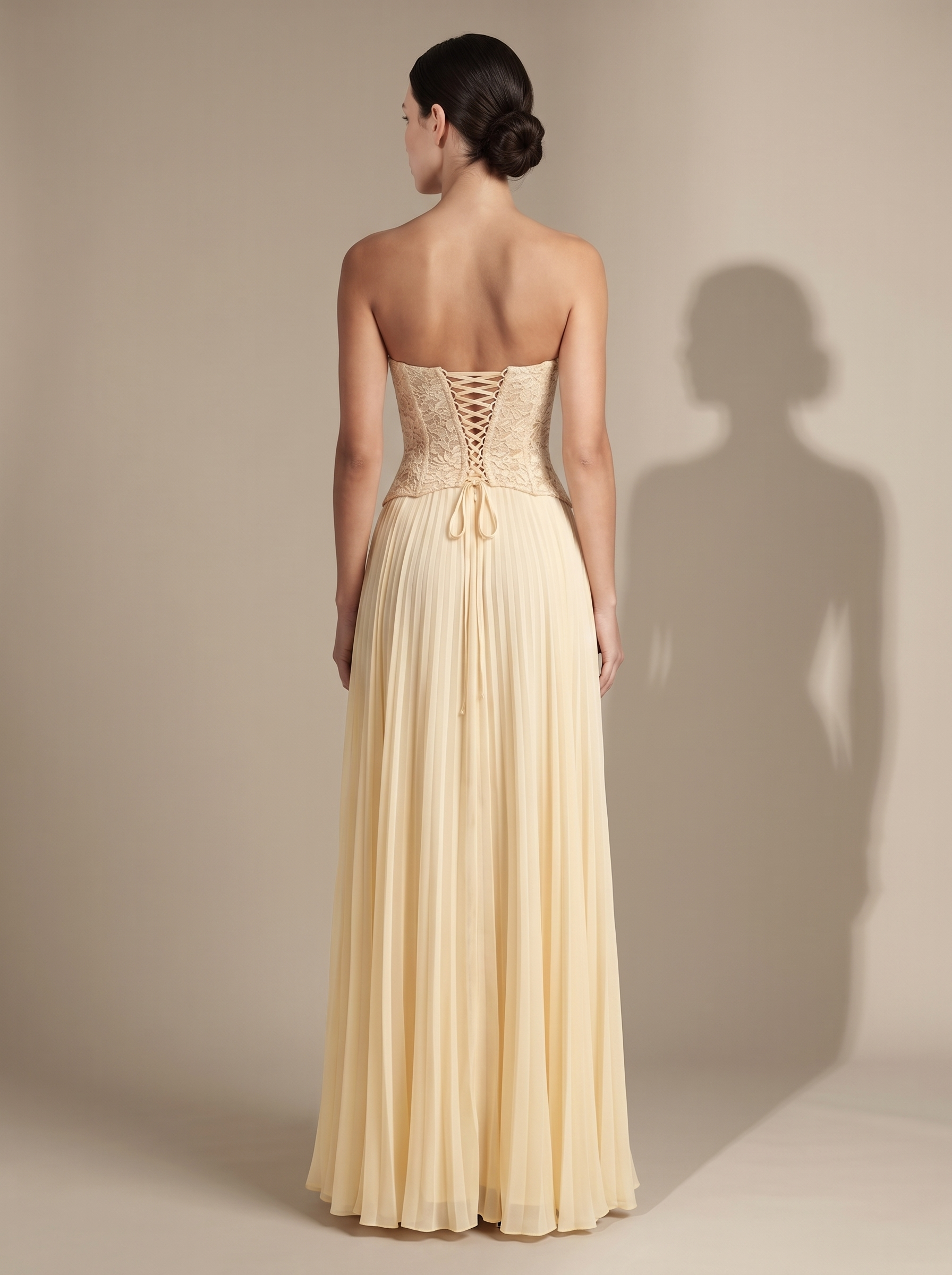 ROSEMARY | CUTE MAXI DRESS - Butter, back