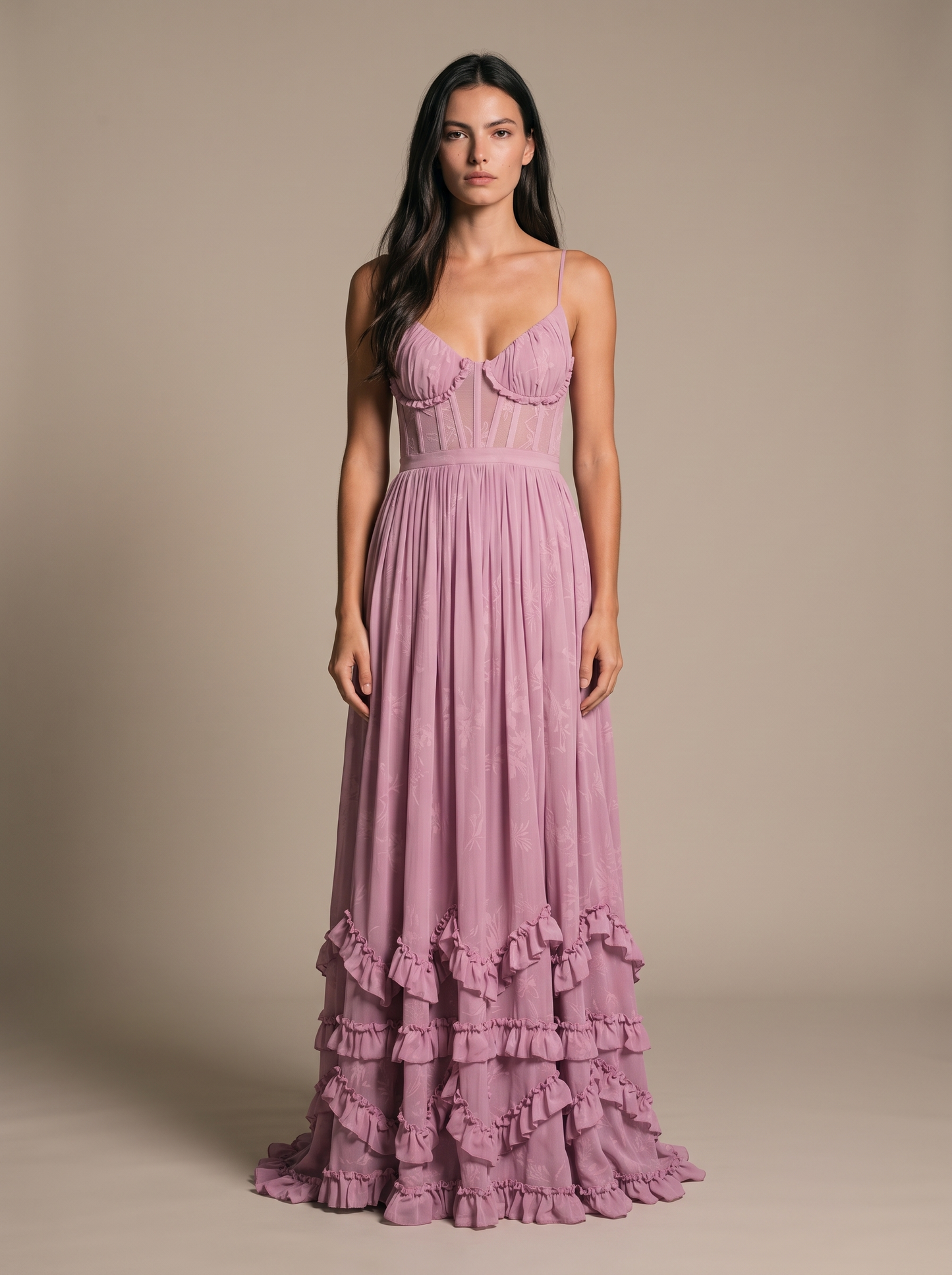 ROBIN | WINTER MAXI DRESS - Mauve Dream
