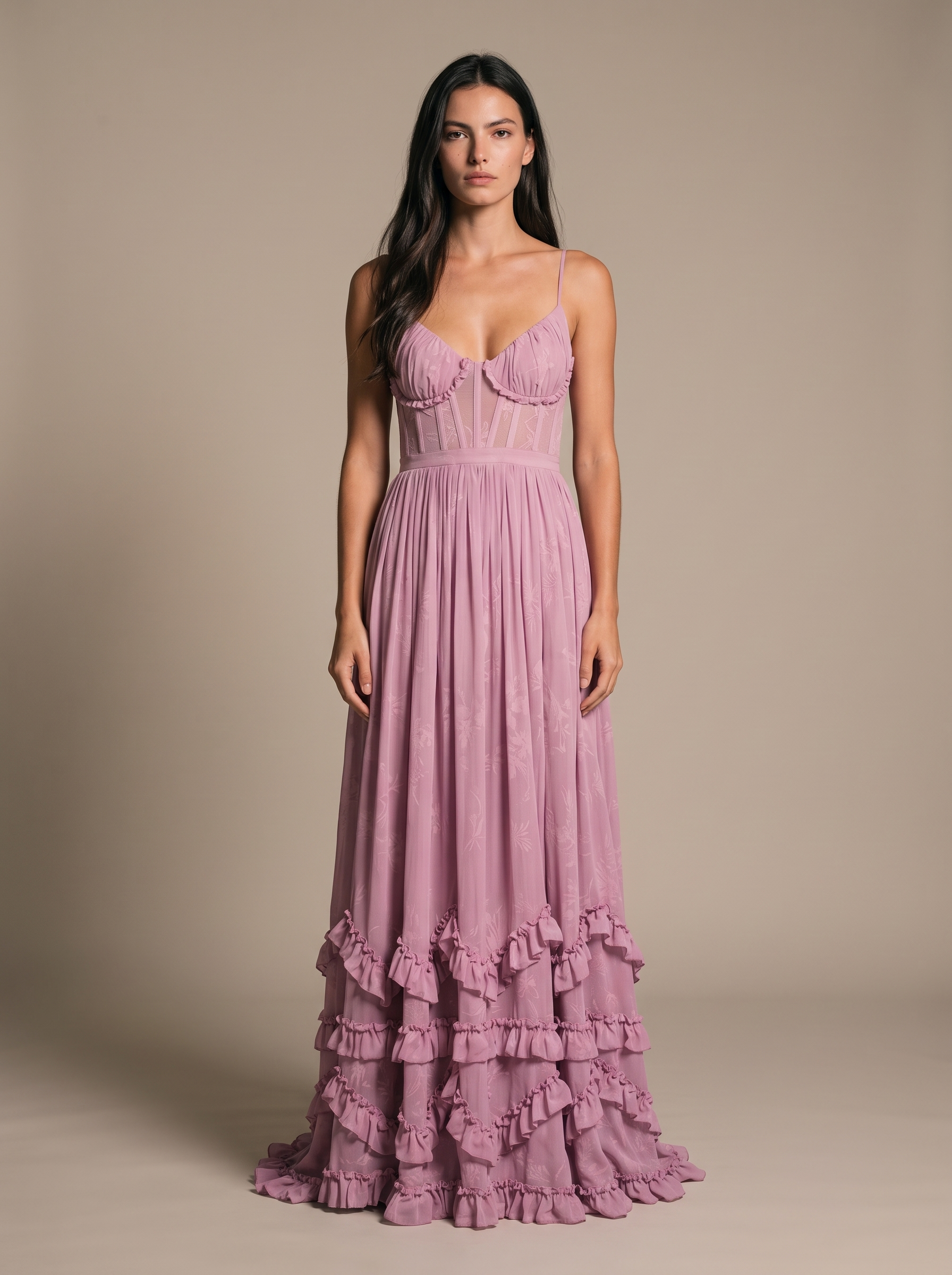 ROBIN | WINTER MAXI DRESS - Mauve Dream