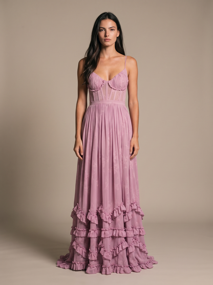 ROBIN | WINTER MAXI DRESS - Mauve Dream