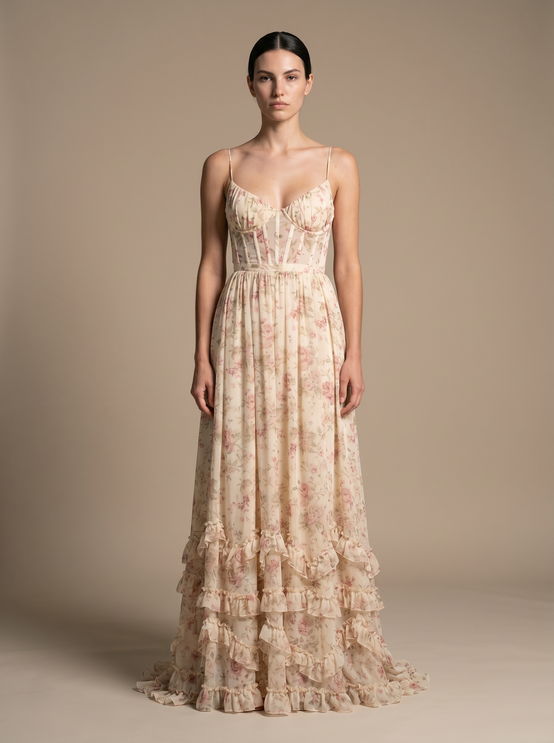 ROBIN | WINTER MAXI DRESS - Rose Petal