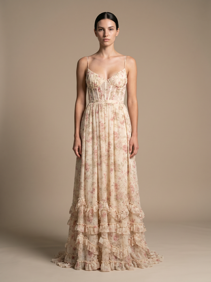 ROBIN | WINTER MAXI DRESS - Rose Petal