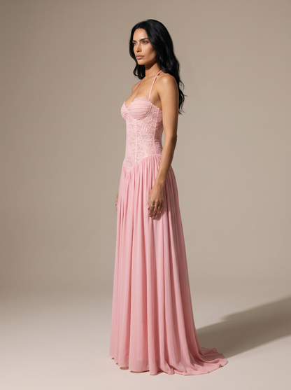 KEZIAH | HOMECOMING MAXI DRESS - Pink, side