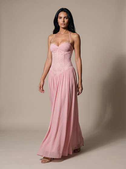 KEZIAH | HOMECOMING MAXI DRESS - Pink