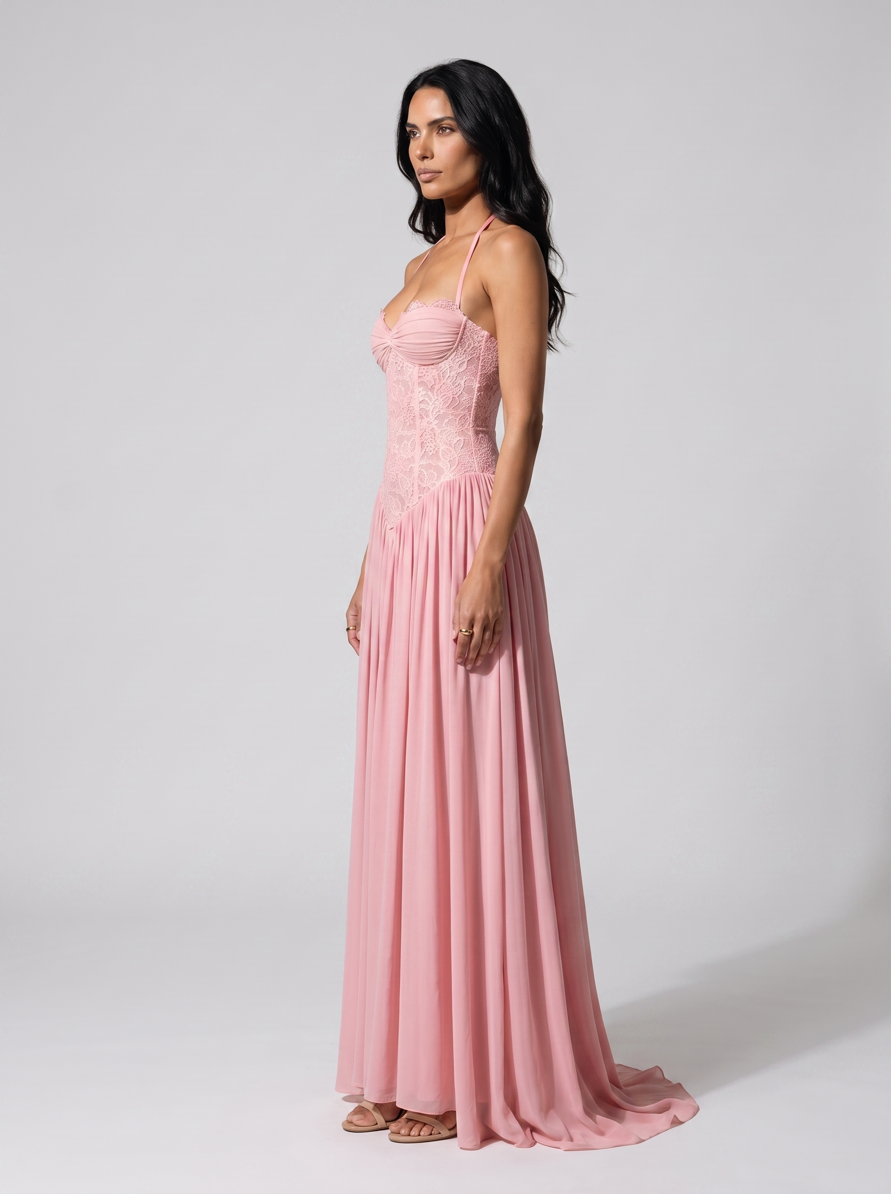 ALAINA | HOMECOMING MAXI DRESS - Pink