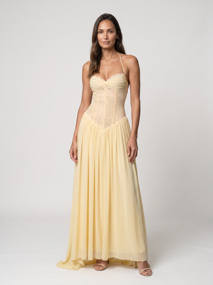 ALAINA | HOMECOMING MAXI DRESS - Butter