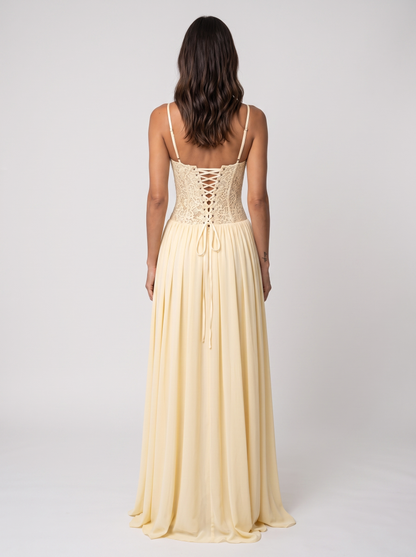 ALAINA | HOMECOMING MAXI DRESS - Butter