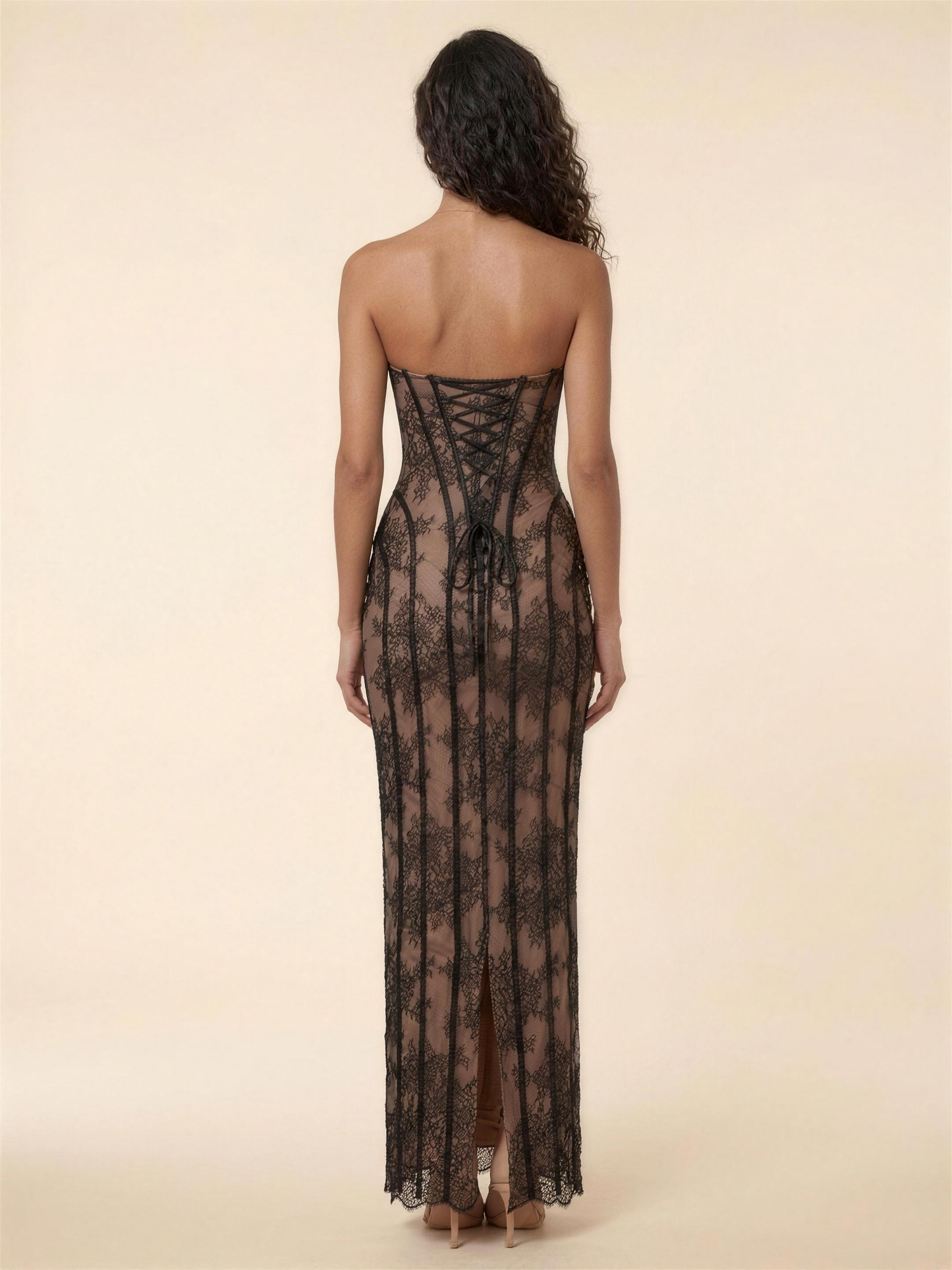 CHARLEE | JEAN MAXI DRESS - Black
