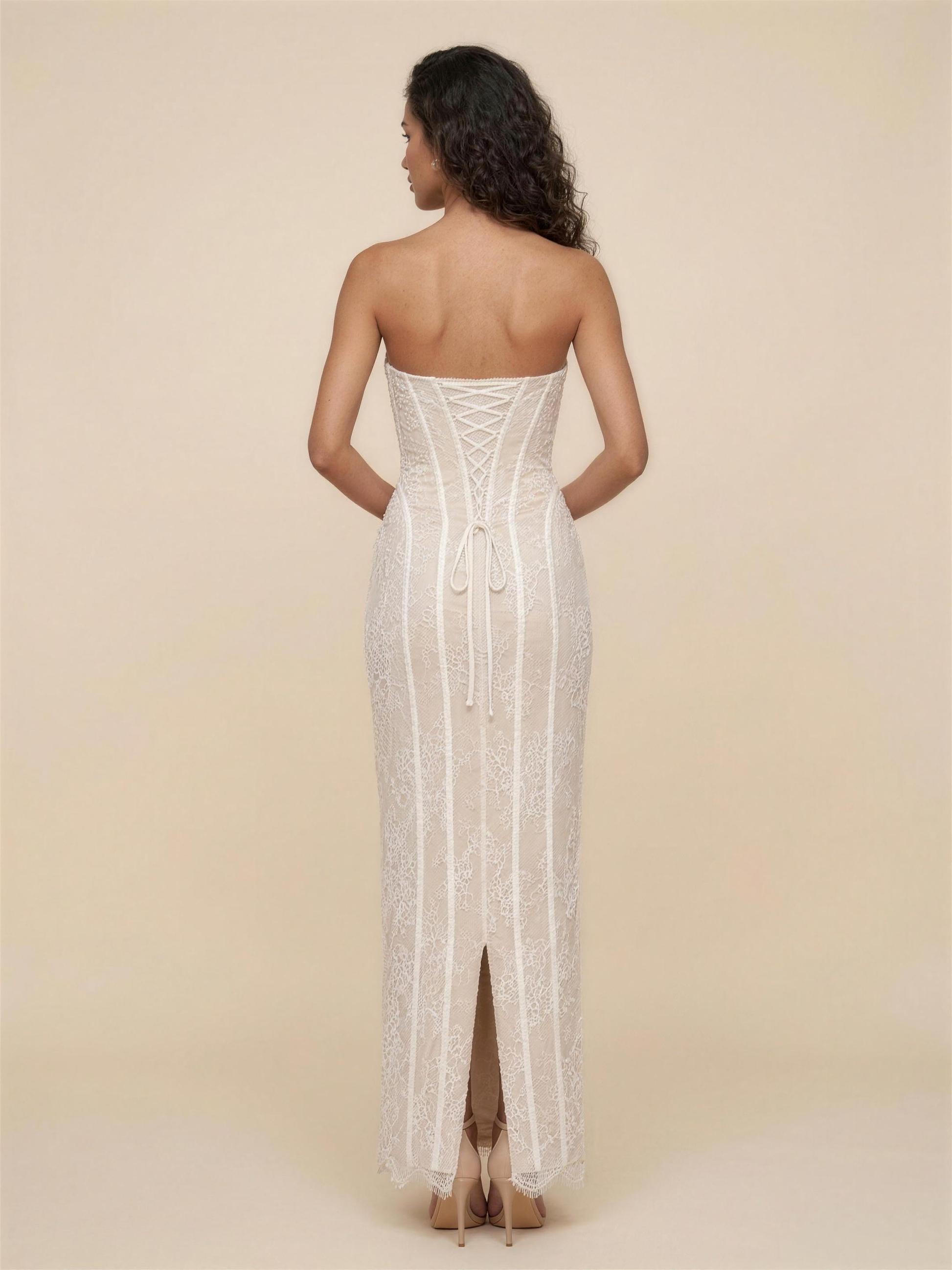 CHARLEE | JEAN MAXI DRESS - Ivory