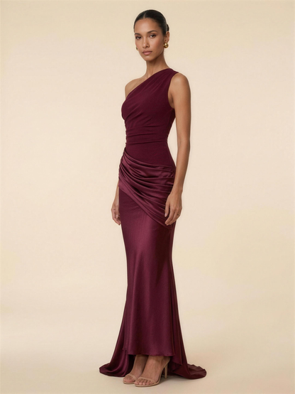 LUMI | RUCHED MAXI DRESS