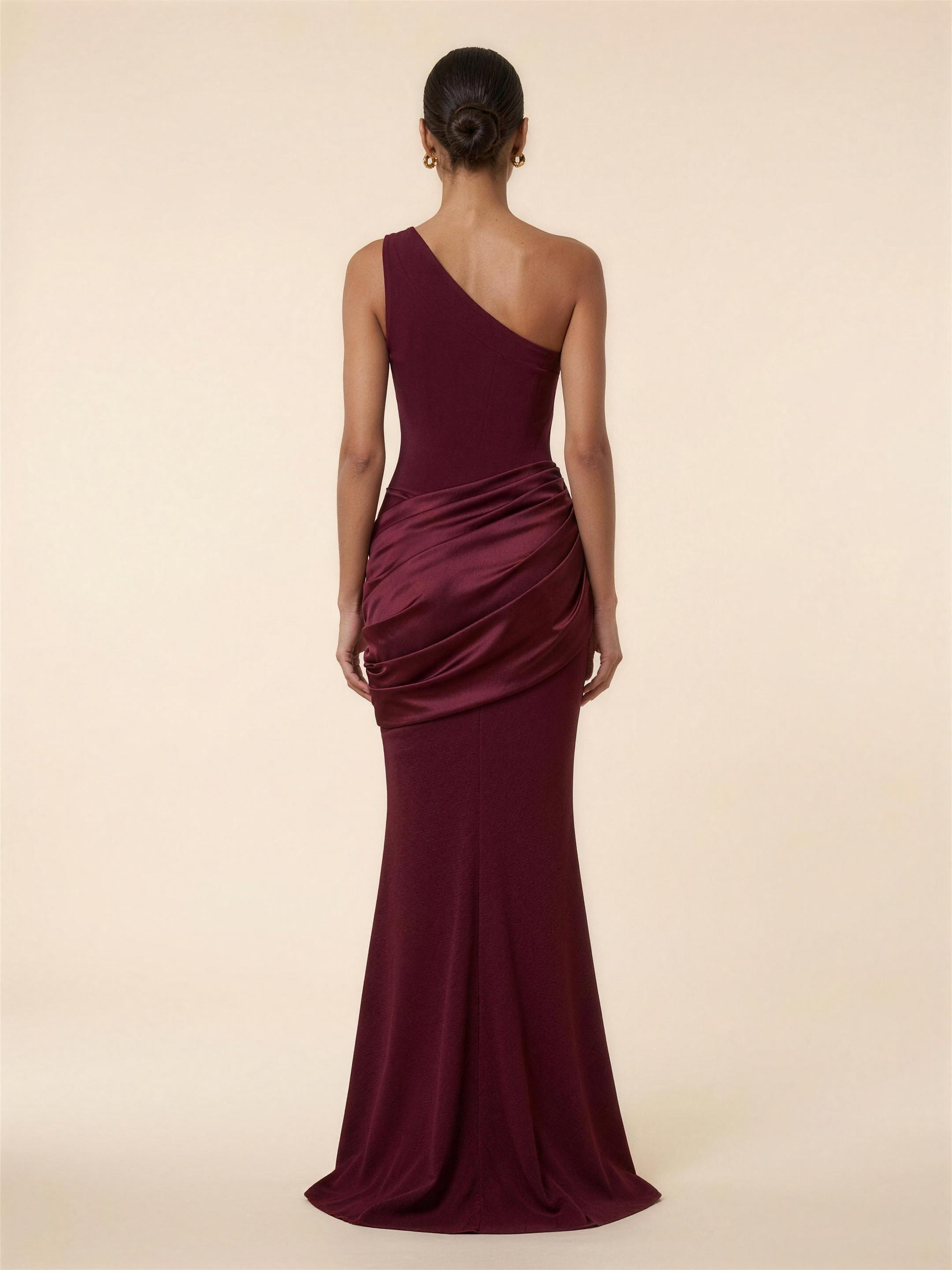 LUMI | RUCHED MAXI DRESS