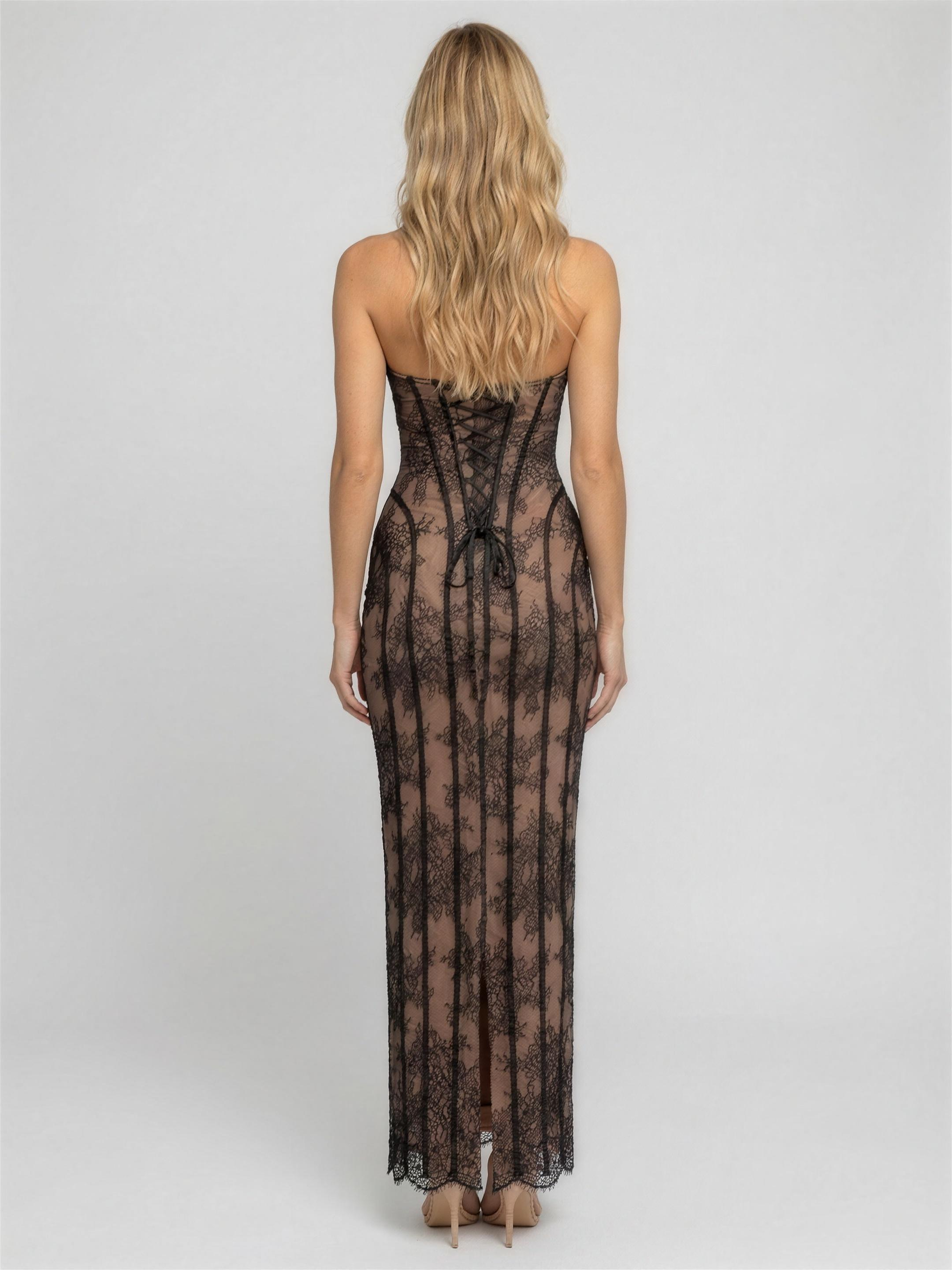 LOGAN | BRIDESMAID MAXI DRESS - Black