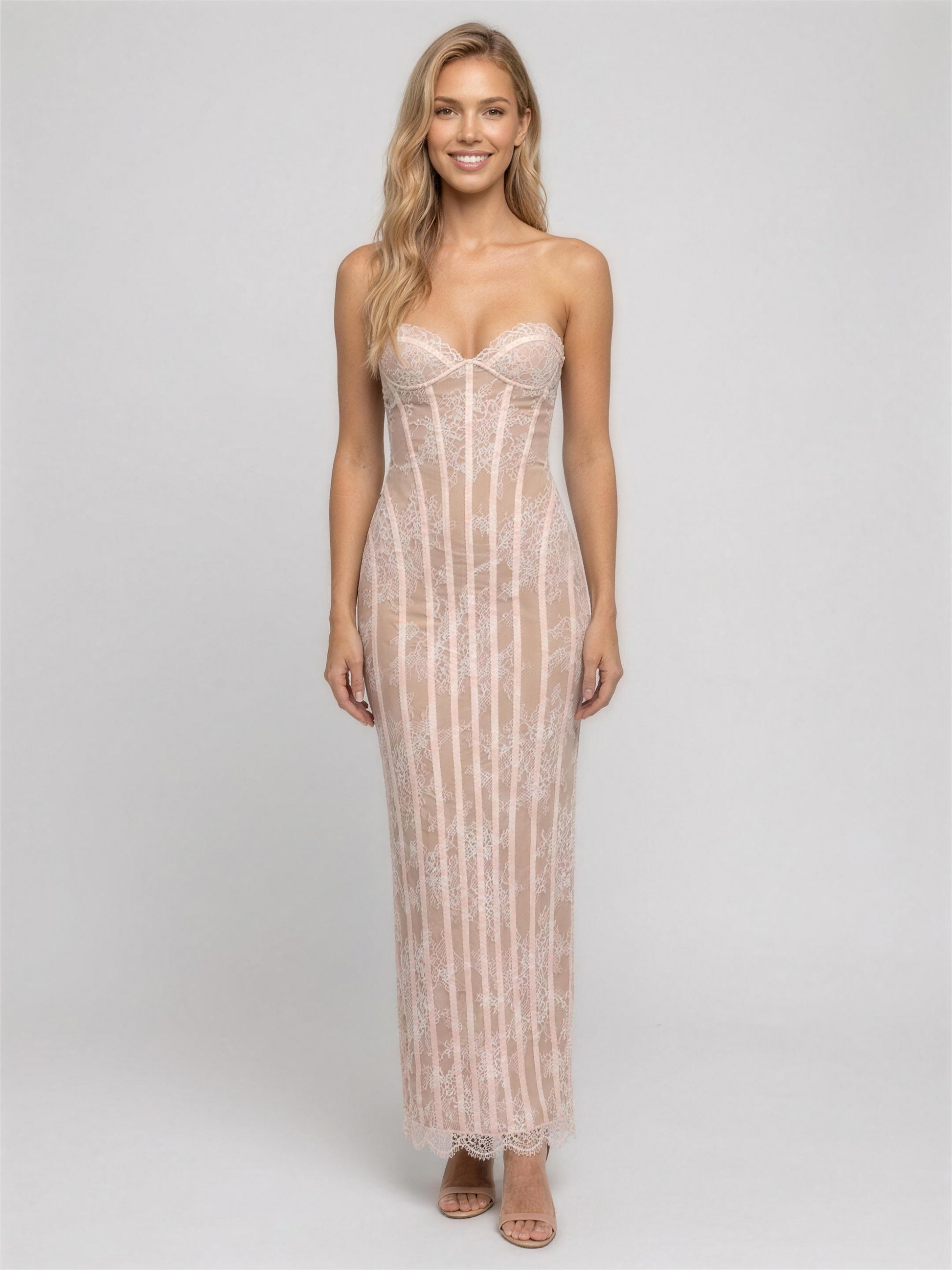 LOGAN | BRIDESMAID MAXI DRESS - Blush