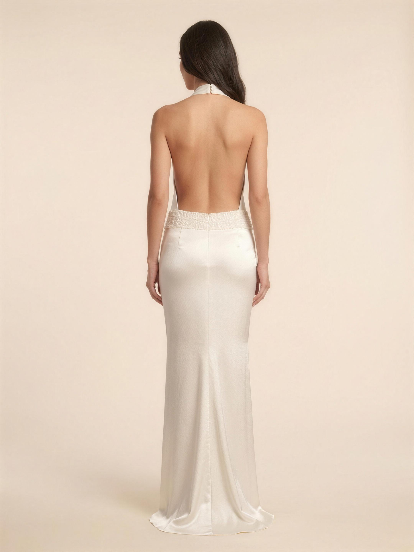 JULISSA | AQUA MAXI DRESS - Ivory