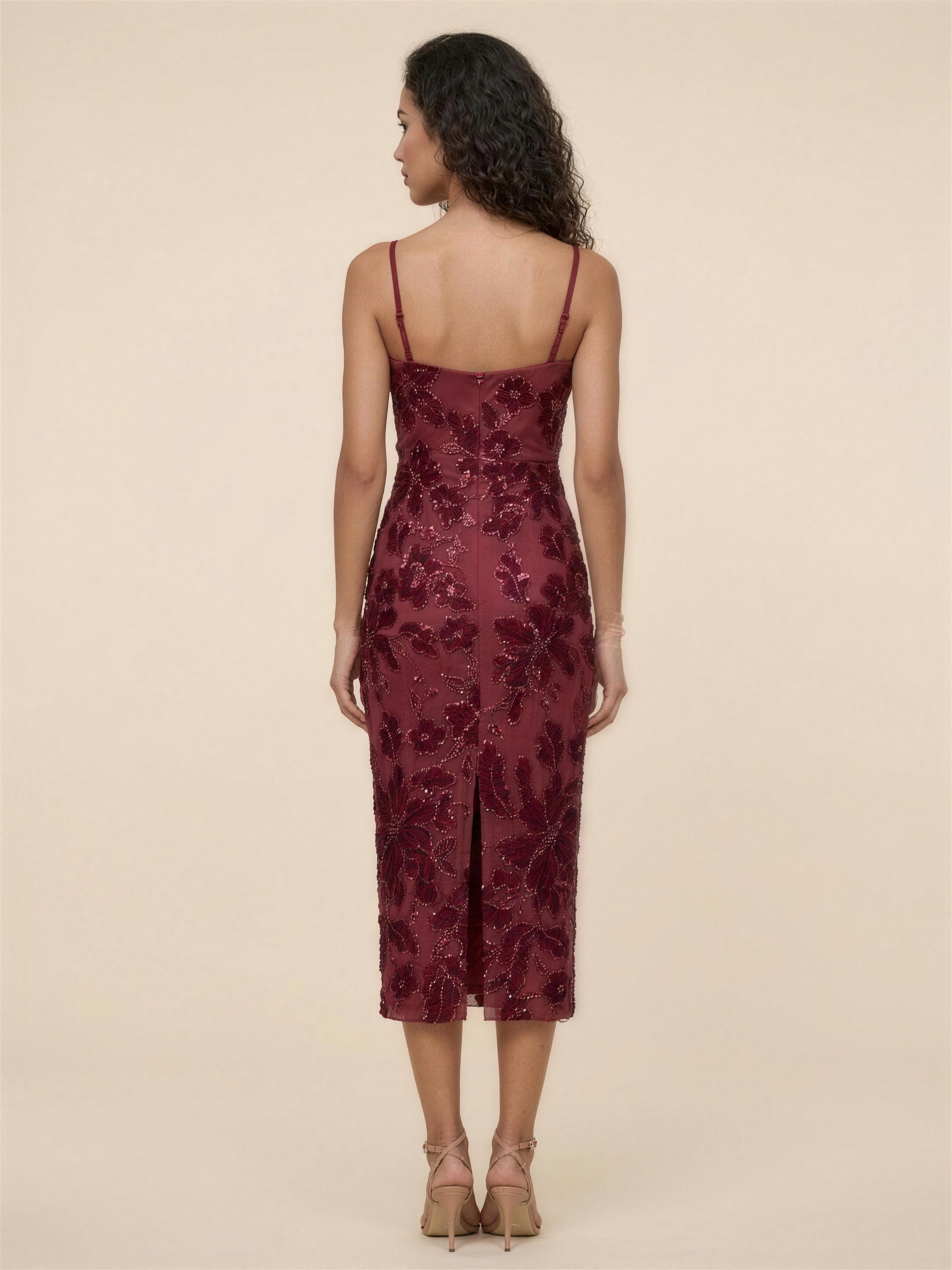 WINNIE | SLIT MIDI DRESS