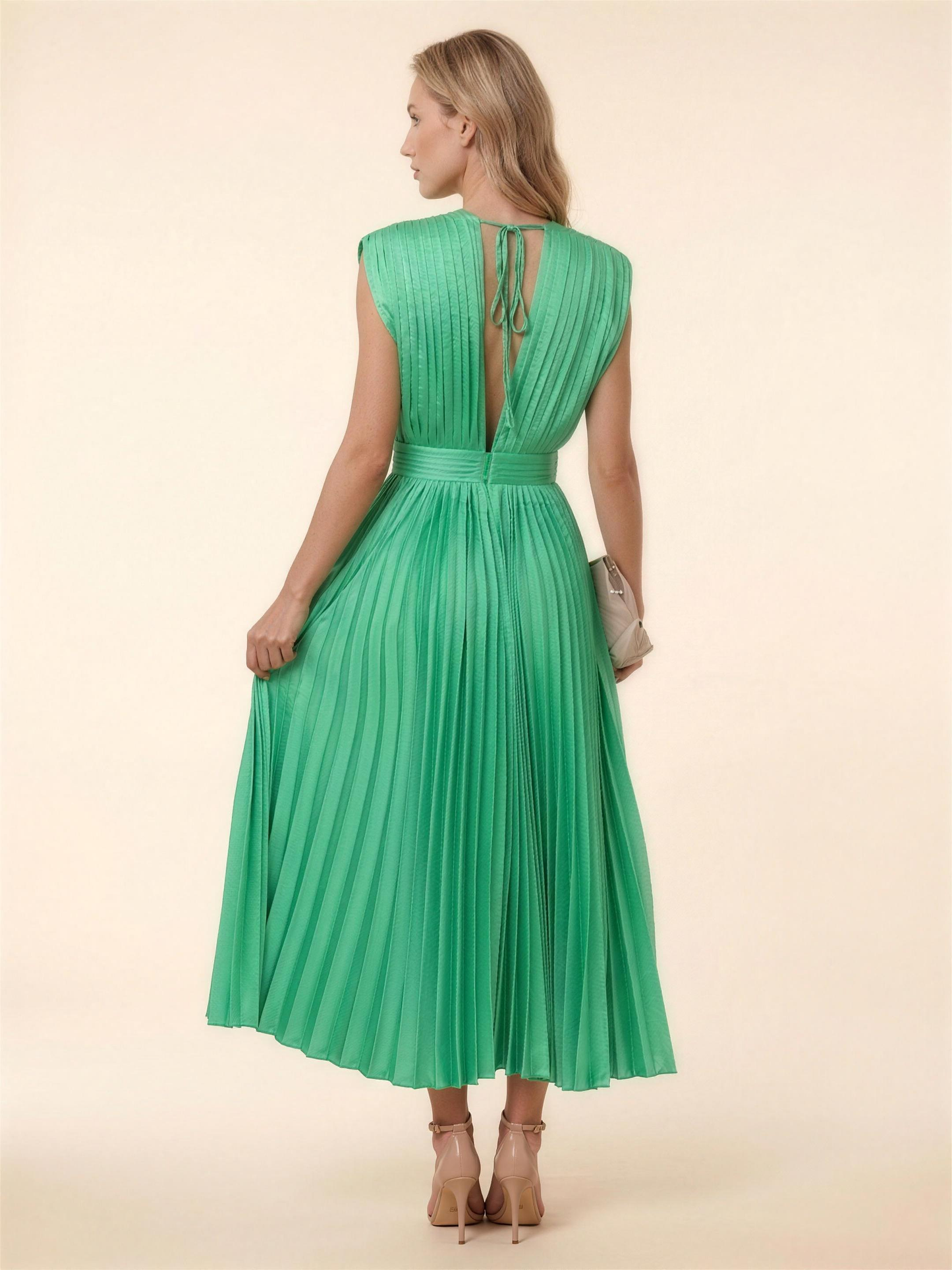 LEXI | COCKTAIL MIDI DRESS - Green