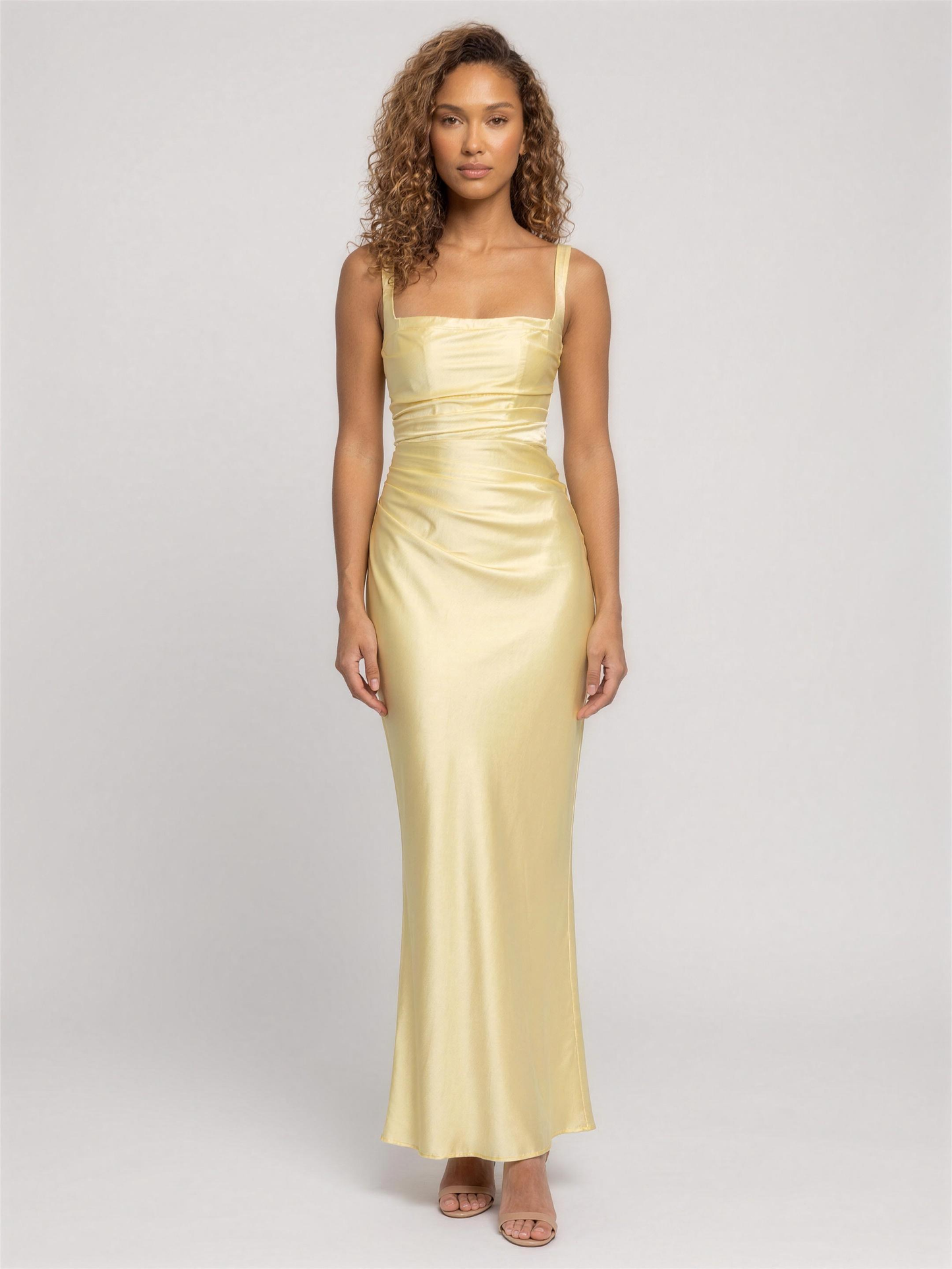 BAILEY | RED MAXI DRESS - Lemon