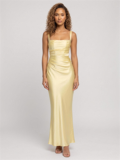 BAILEY | RED MAXI DRESS - Lemon