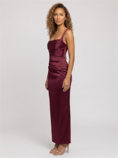 BAILEY | RED MAXI DRESS - Red