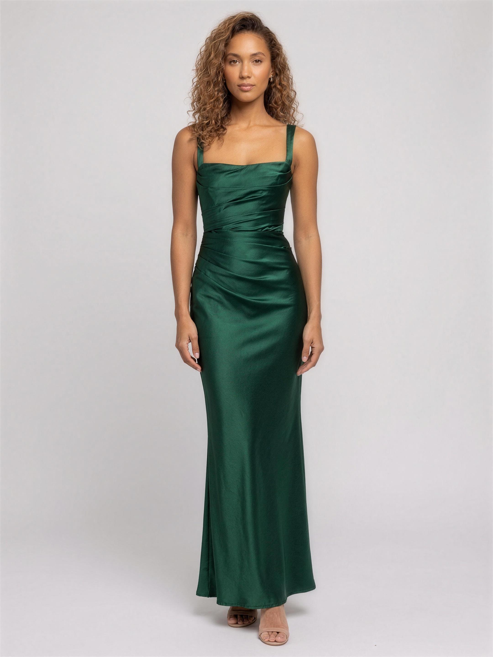 BAILEY | RED MAXI DRESS - Emerald