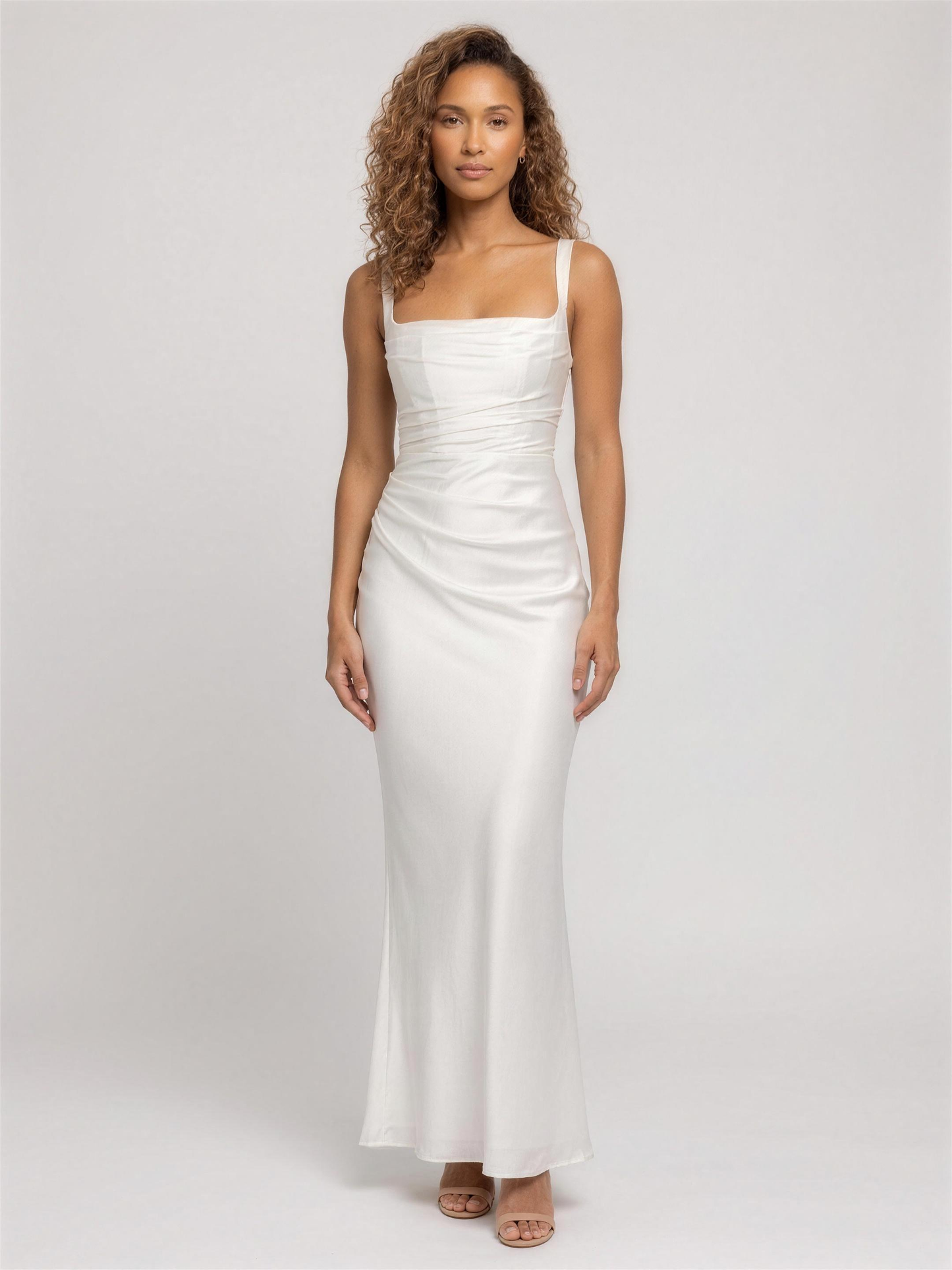 BAILEY | RED MAXI DRESS - Ivory