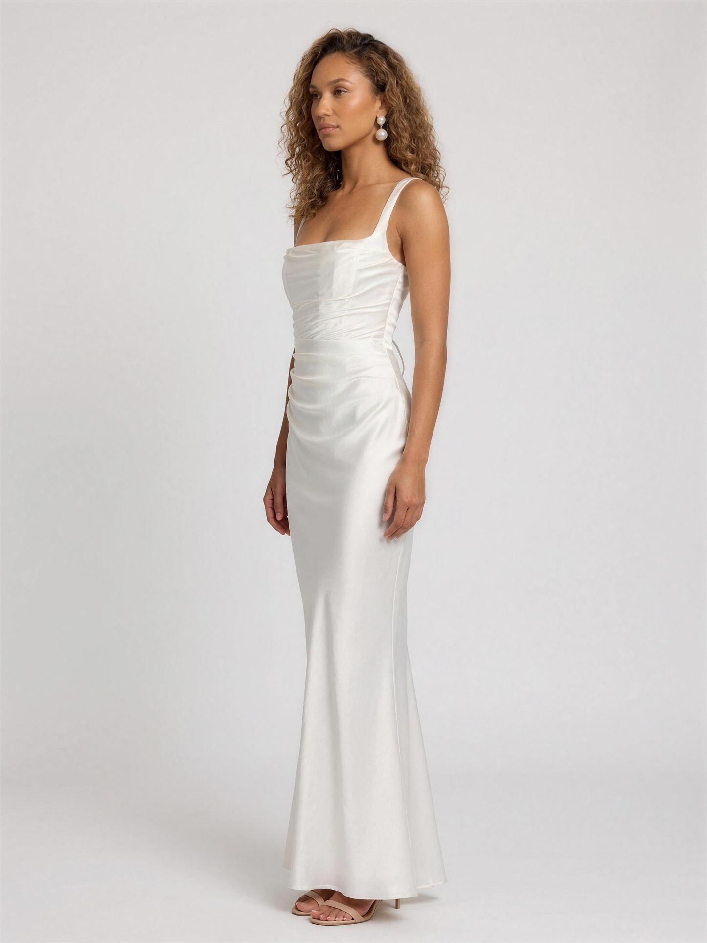 BAILEY | RED MAXI DRESS - Ivory