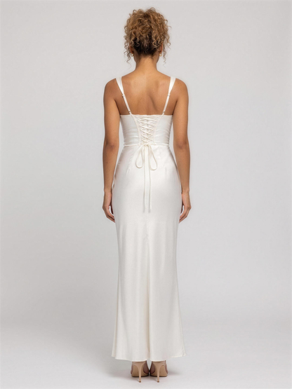 BAILEY | RED MAXI DRESS - Ivory