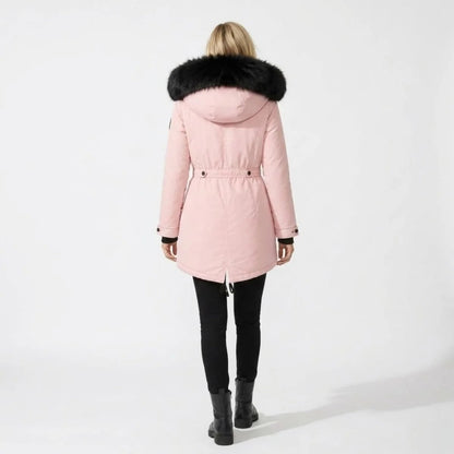 Hailey Faux Hooded Parka Jacket