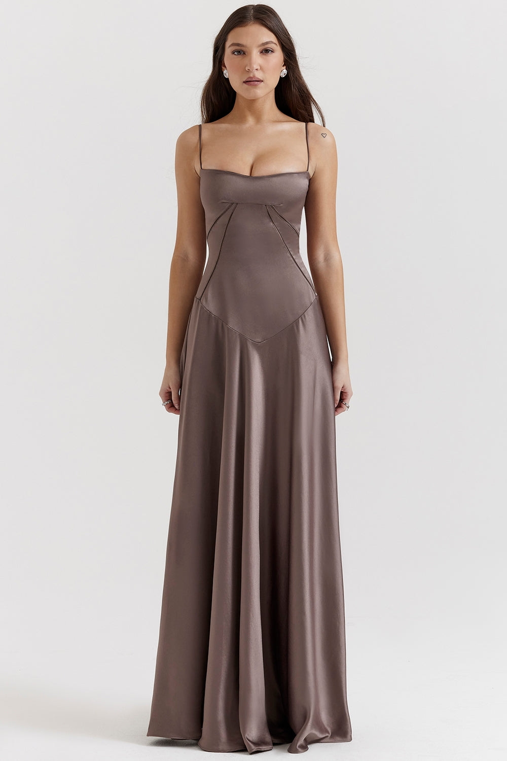 ANABELLA | LACE UP MAXI DRESS