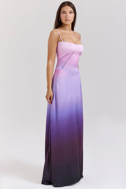 ANABELLA | LACE UP MAXI DRESS