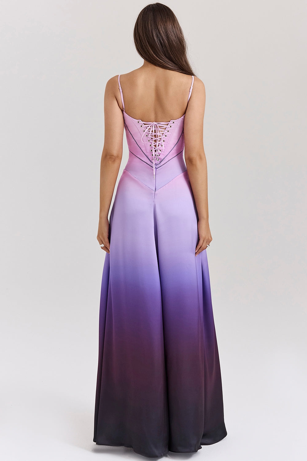 ANABELLA | LACE UP MAXI DRESS