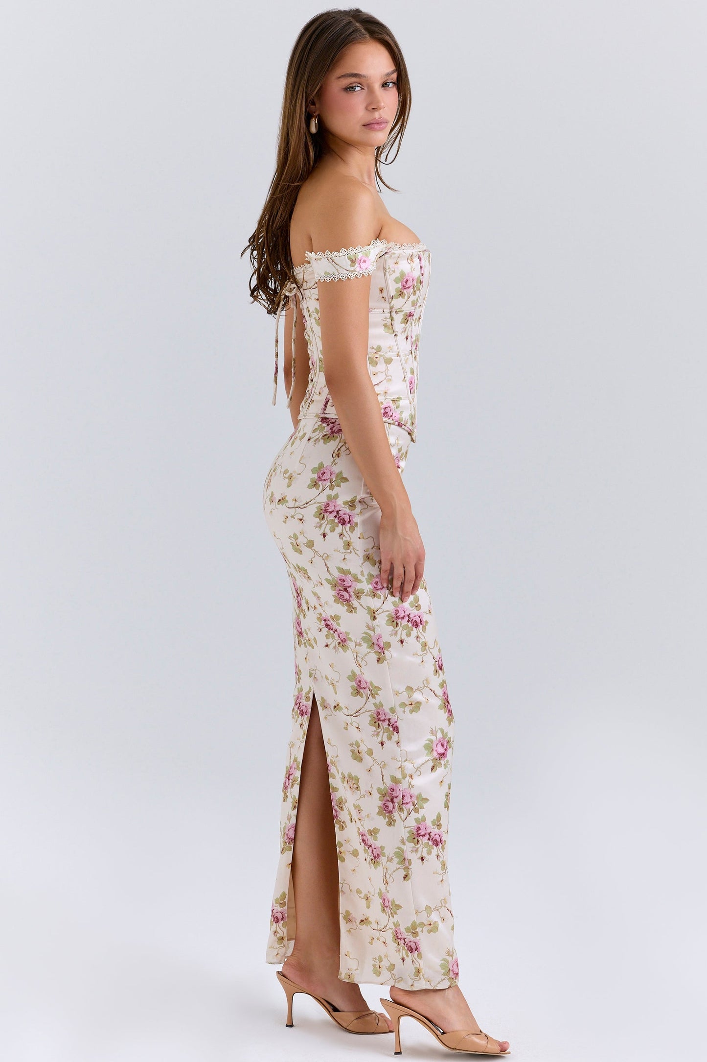 KEIRA | FLORAL BACKLESS MAXI DRESS