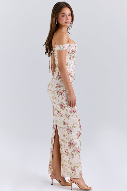 KEIRA | FLORAL BACKLESS MAXI DRESS