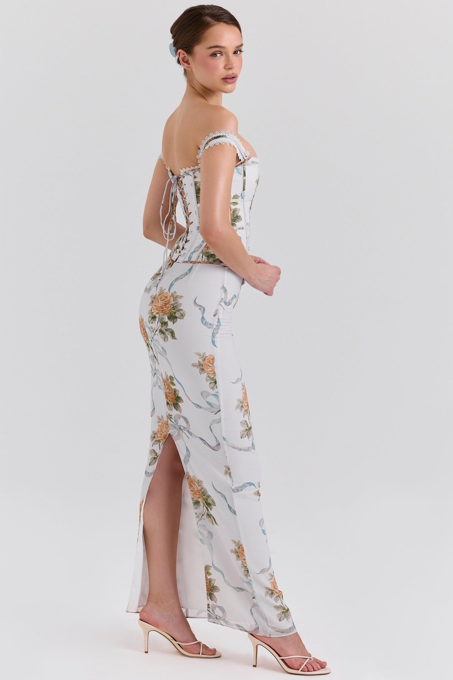 KEIRA | FLORAL BACKLESS MAXI DRESS