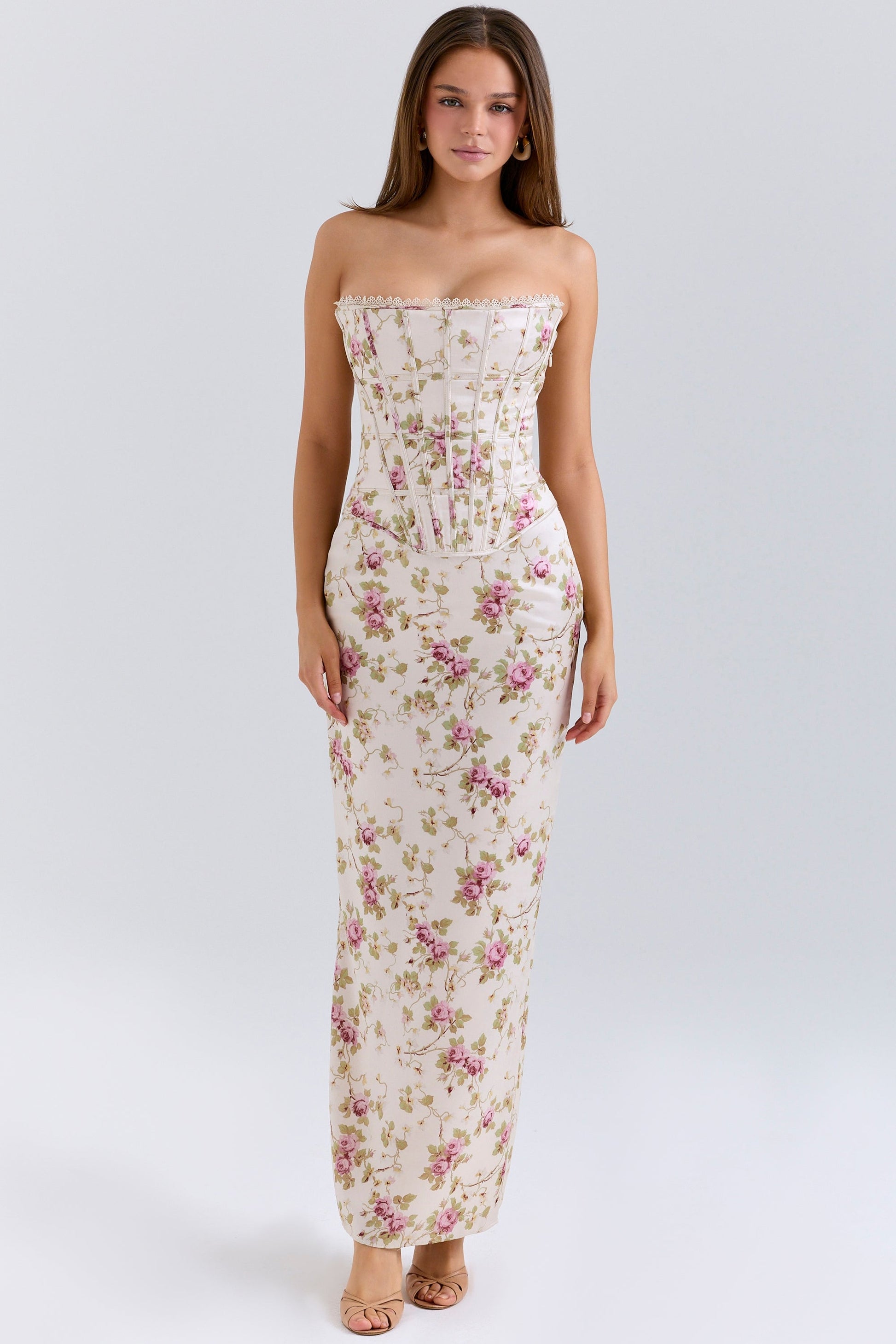 KEIRA | FLORAL BACKLESS MAXI DRESS