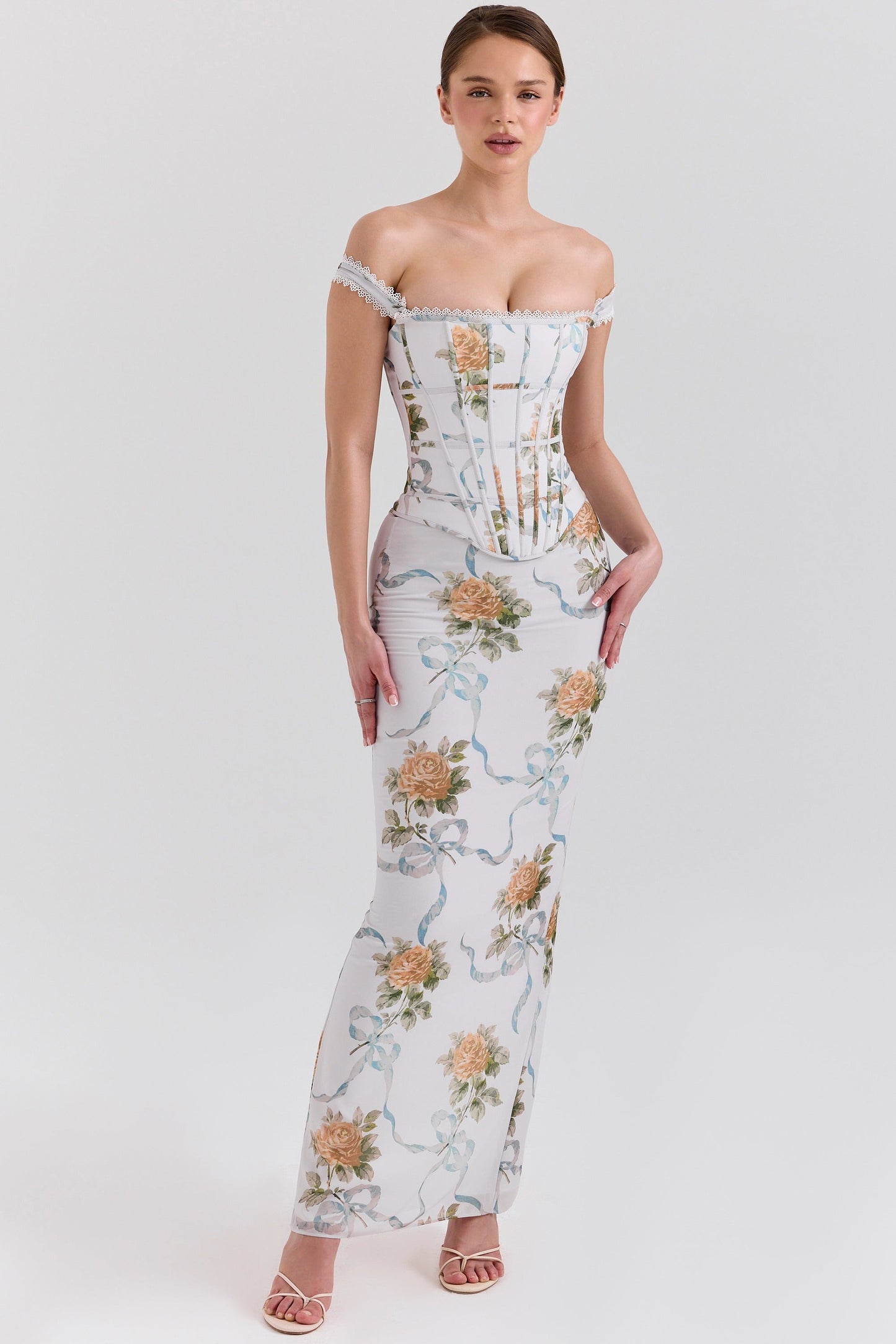 KEIRA | FLORAL BACKLESS MAXI DRESS