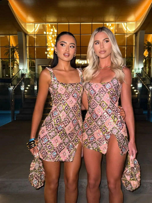 CELESTE | SEQUIN MINI DRESS